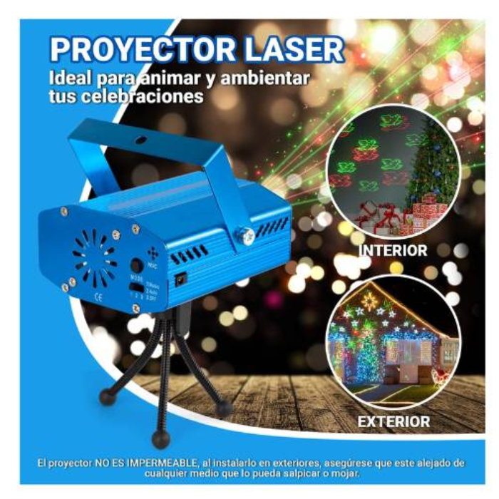 Miniatura 2 de Proyector láser de luces